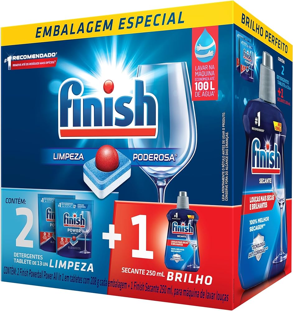 kit finish lava louças